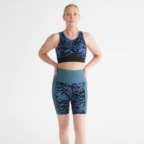 Knix Momenta Racerback Sports Bra - GALACTICA - Picture 3 of 8